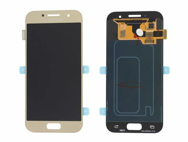LCD Display Screen + Touch Dourado Samsung Galaxy A3 2017