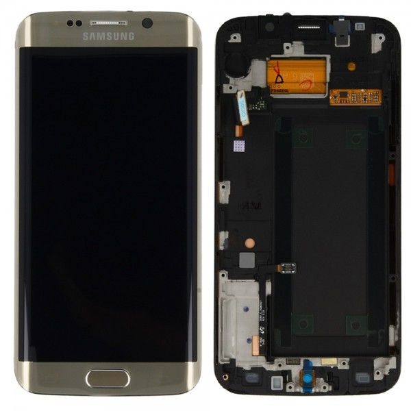Pantalla LCD + Táctil Dorada Samsung Galaxy S6 edge Plus