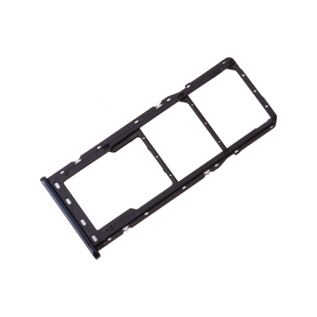 Bandeja/soporte para tarjeta SIM negra para Samsung Galaxy A7 (2018)