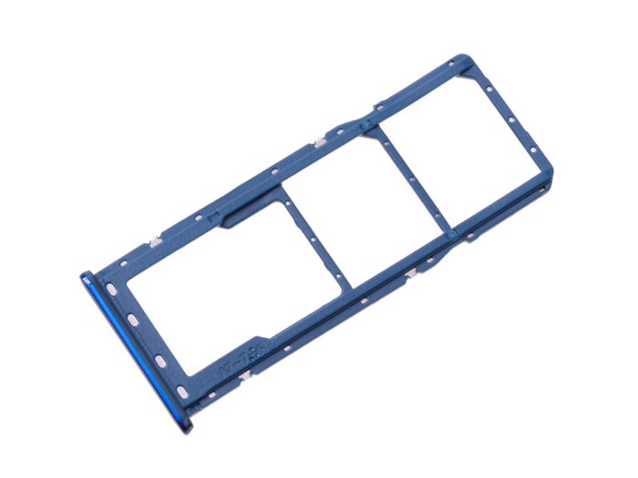Bandeja/soporte SIM azul para Samsung Galaxy A7 (2018)