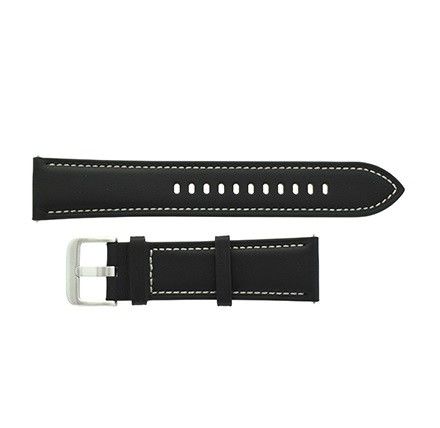 Correa negra/plateada para Samsung Galaxy Watch3 de 22 mm