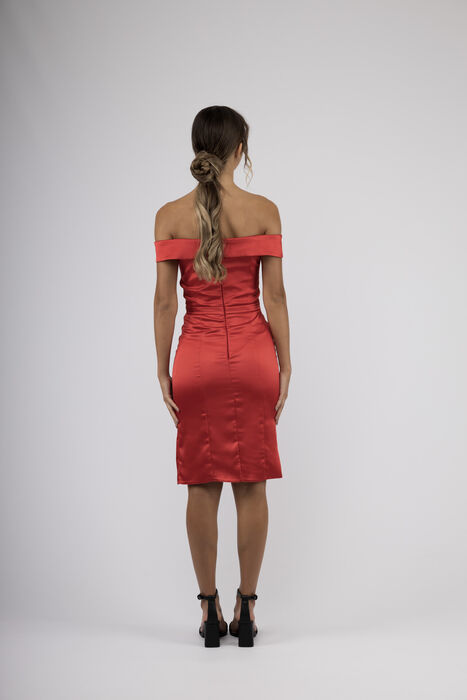 Vestido Midi em Cetim