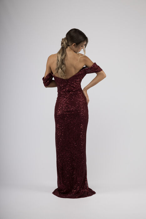 Vestido Comprido Sereia em Lantejolas