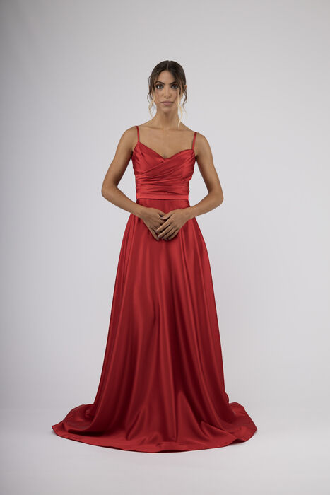 Vestido Comprido em Cetim