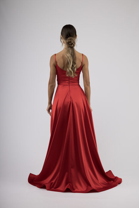 Vestido Comprido em Cetim
