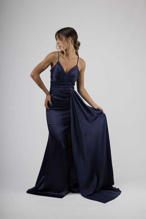 Vestido Comprido em Cetim