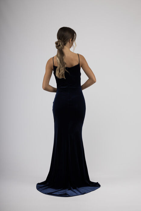 Vestido Comprido em Veludo