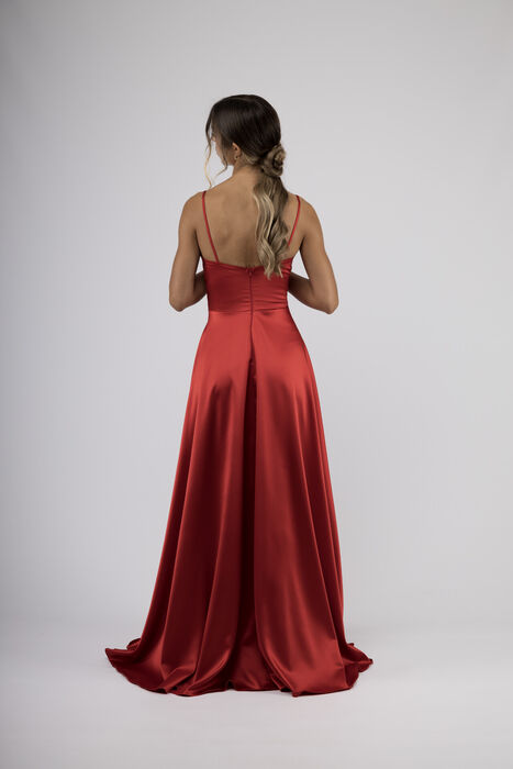 Vestido Comprido Cintado