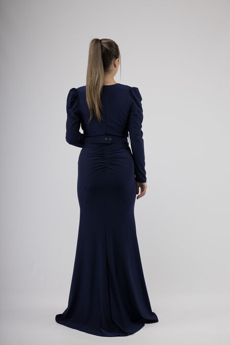 Vestido Comprido com Cinto