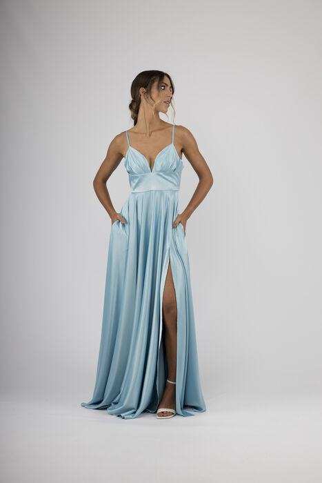 Vestido Comprido Cintado