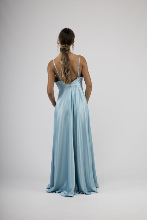 Vestido Comprido Cintado