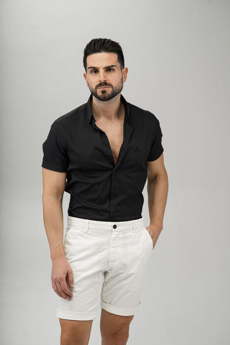 Camisa de Manga Curta com Bordado
