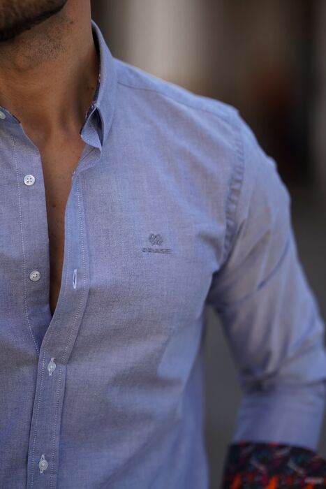 Camisa Oxford com Forro