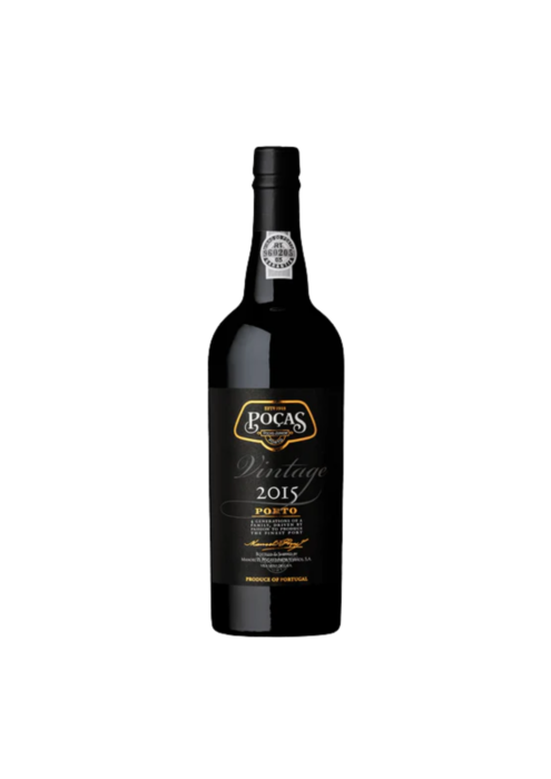 Garrafa de Poças Vintage 2015, Vinho do Porto do Douro