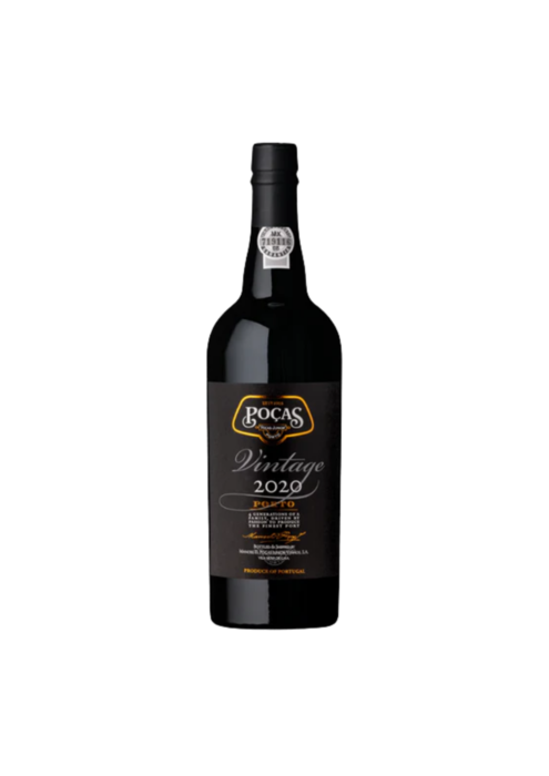 Garrafa de Poças Vintage 2020, Vinho do Porto do Douro