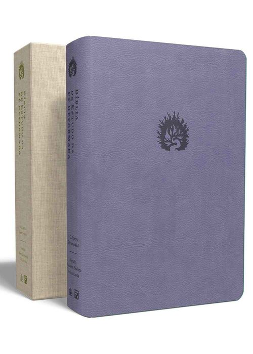 Bíblia de Estudo da Fé Reformada | 2a. Ed. Capa PU Lavanda + Box