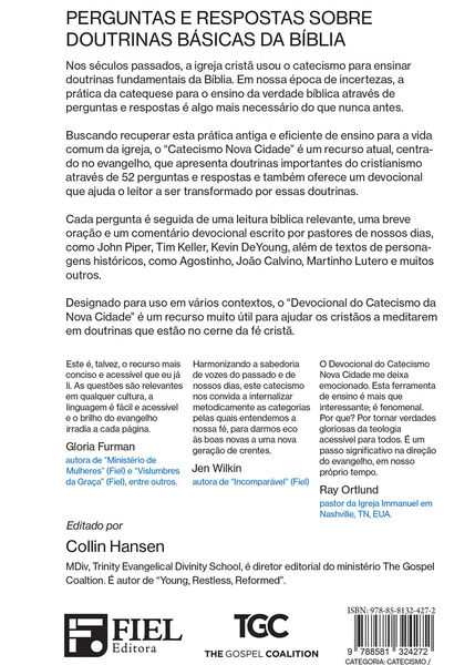 Devocional do Catecismo Nova Cidade - Collin Hansen