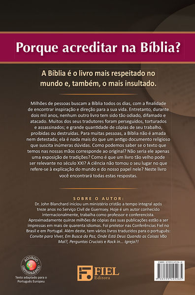 Porque Acreditar na Bíblia? - John Blanchard