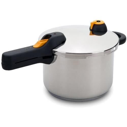 Panela Pressao Silampos S/cesto Easy Amarelo 6l