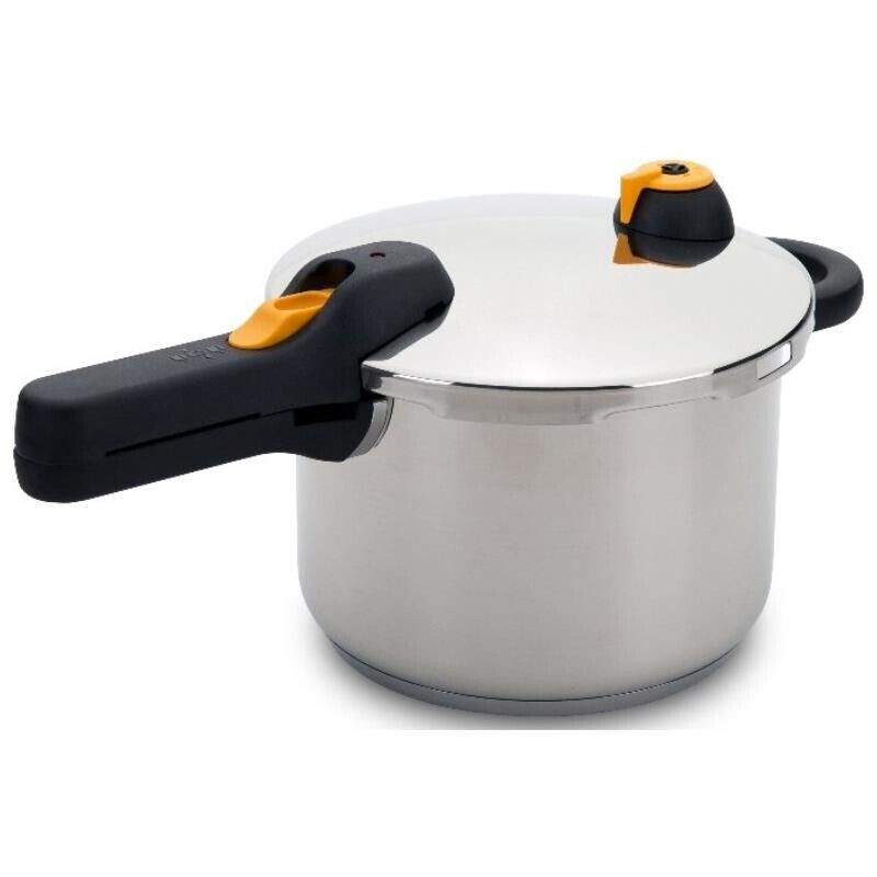 Panela Pressao Silampos S/cesto Easy Amarelo 7, 5l