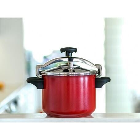 Panela Pressao Silampos Trad 6L S/cesto Vermelha
