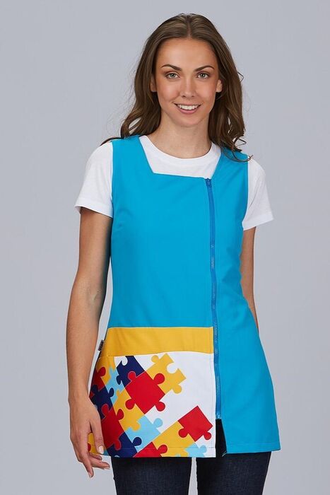 Túnica de Educadora Escolar Autismo