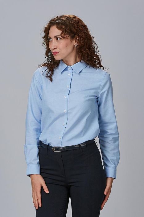 Camisa de Senhora em Popelina com Elastano