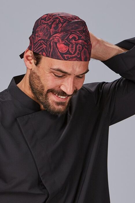 Bandana Pirata em Microfibra Estampada 