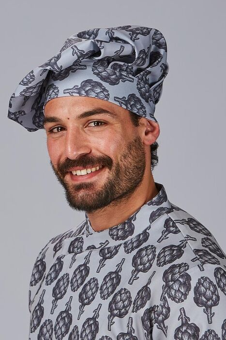Chapéu Chef em Algodão Estampado