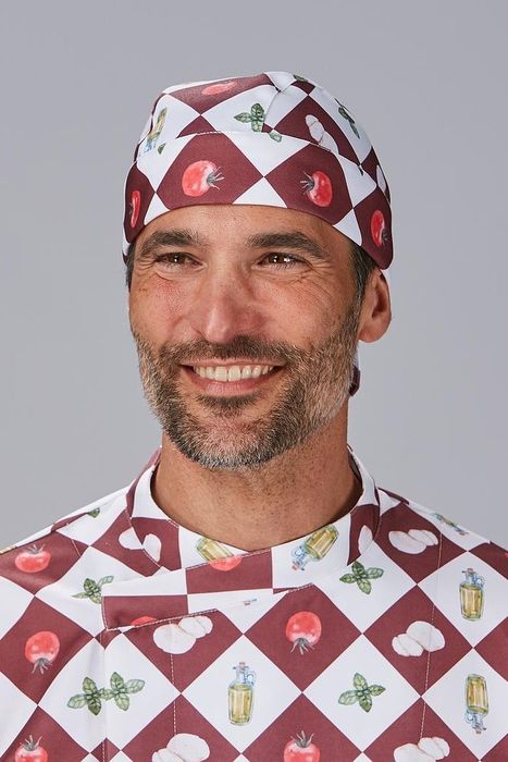 Bandana Pirata em Algodão Estampado