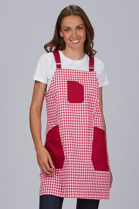 Bata de Educadora Escolar Gingham