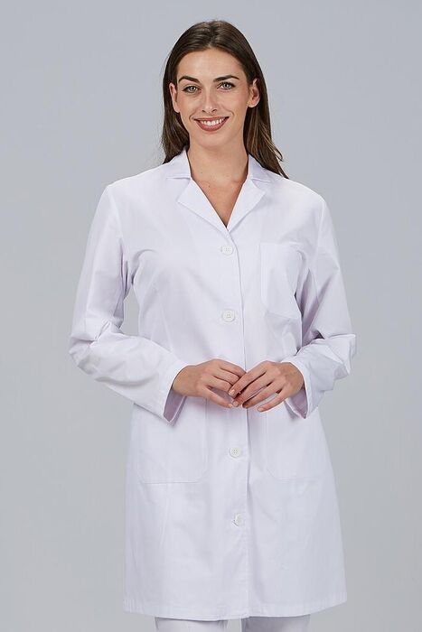 Bata Branca Feminina em Sarja