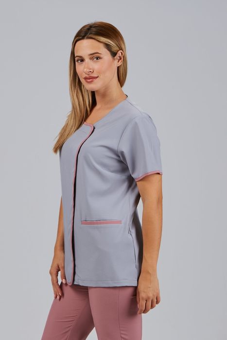 Túnica Feminina Viés Combinado M/C