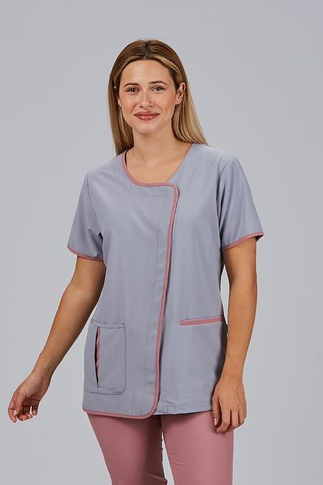 Túnica Feminina Viés Combinado M/C