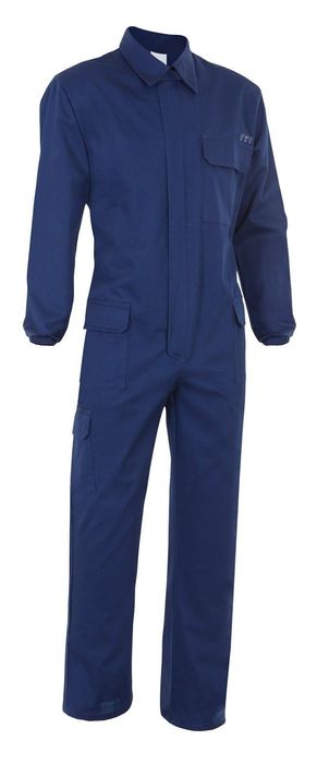 Fato-macaco de Trabalho Ignífugo e Antiestático Azul Escuro