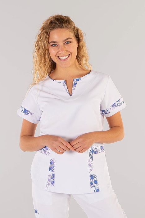 Túnica Estampada de Senhora em Microfibra