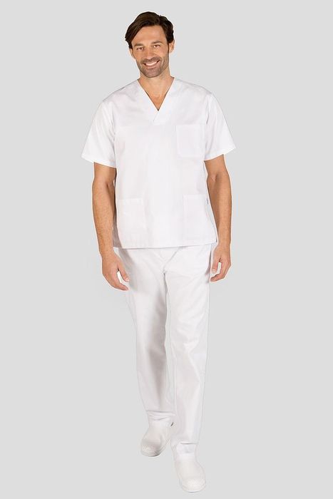 Pijama Cirúrgico Unissexo em Sarja (Conjunto)