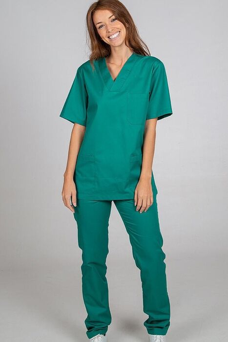 Pijama Cirúrgico Unissexo em Sarja (Conjunto)