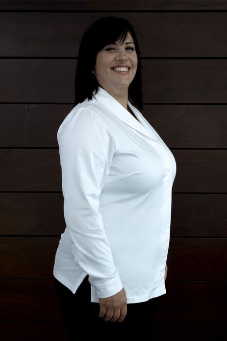 Jaleca Feminina Eris em Fibra T400