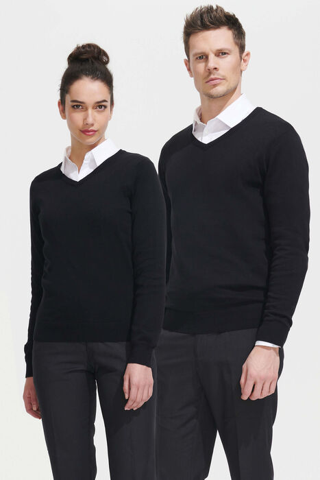 Pullover com Decote em V para Homem