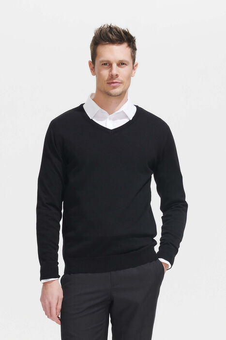 Pullover com Decote em V para Homem