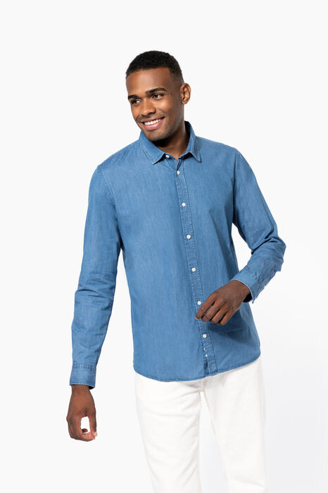 Camisa de Homem em Denim