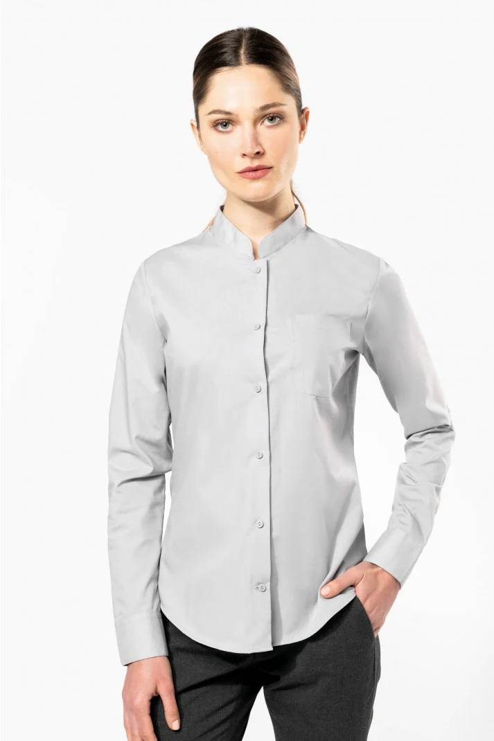 Camisa de Gola à Padre para Senhora