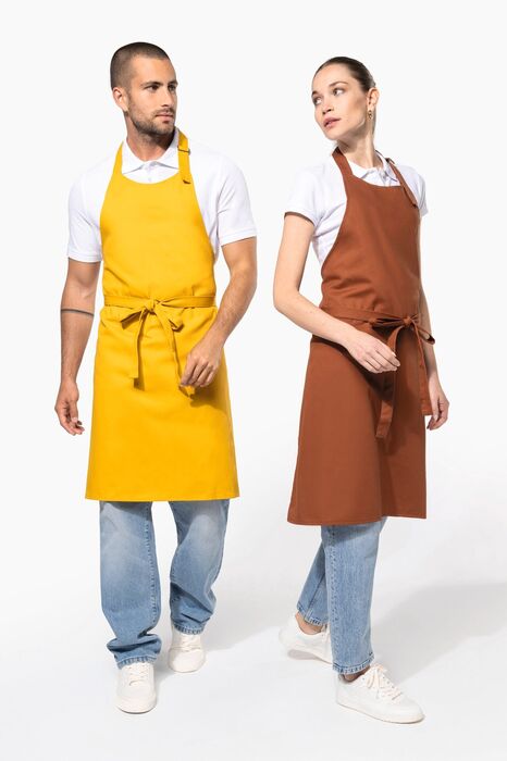 Avental de Cozinha sem Bolso em Algodão 