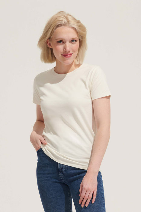 T-Shirt de Gramagem Elevada para Senhora