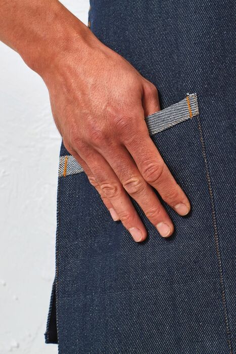 Avental Denim Reciclado