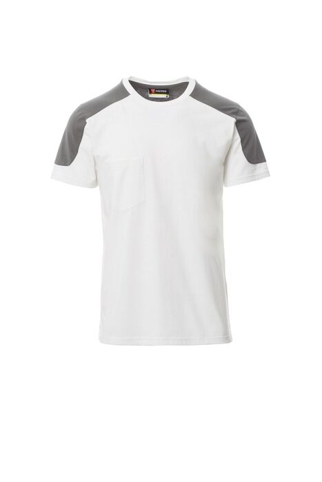 t-shirt personalizada branca e cinzenta