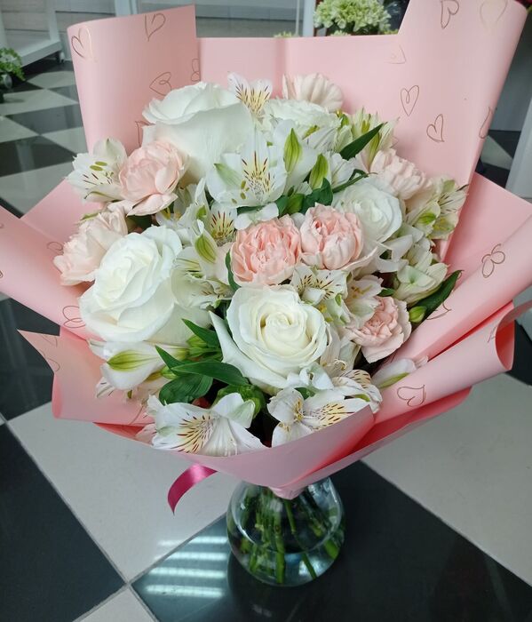 Bouquet com tons suaves- Dia da mãe