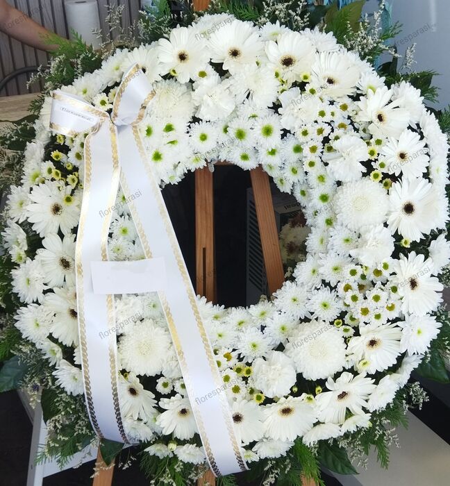 Coroa de flores grande
