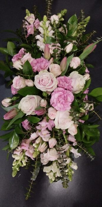 Palma de flores para funeral